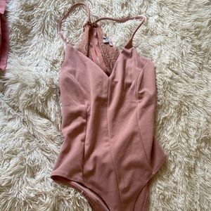 Pink onesie top